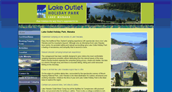 Desktop Screenshot of lakeoutlet.co.nz